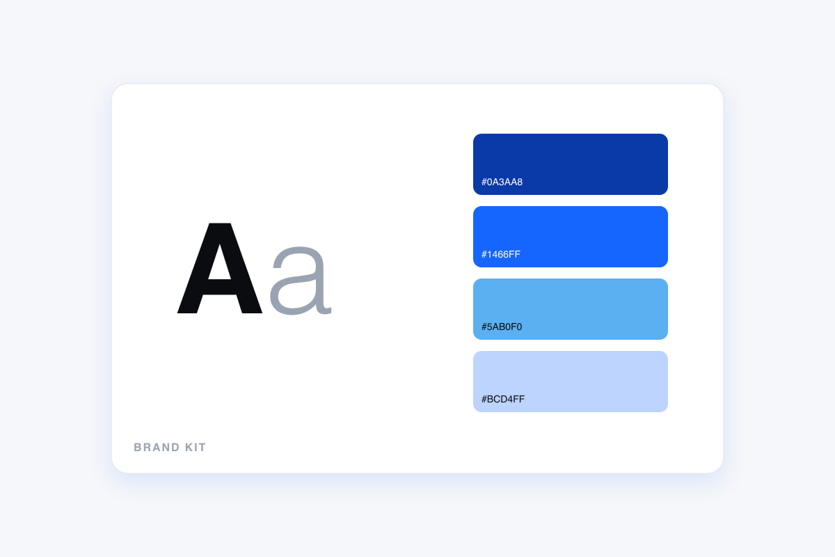 Beispiel für Branding und Design