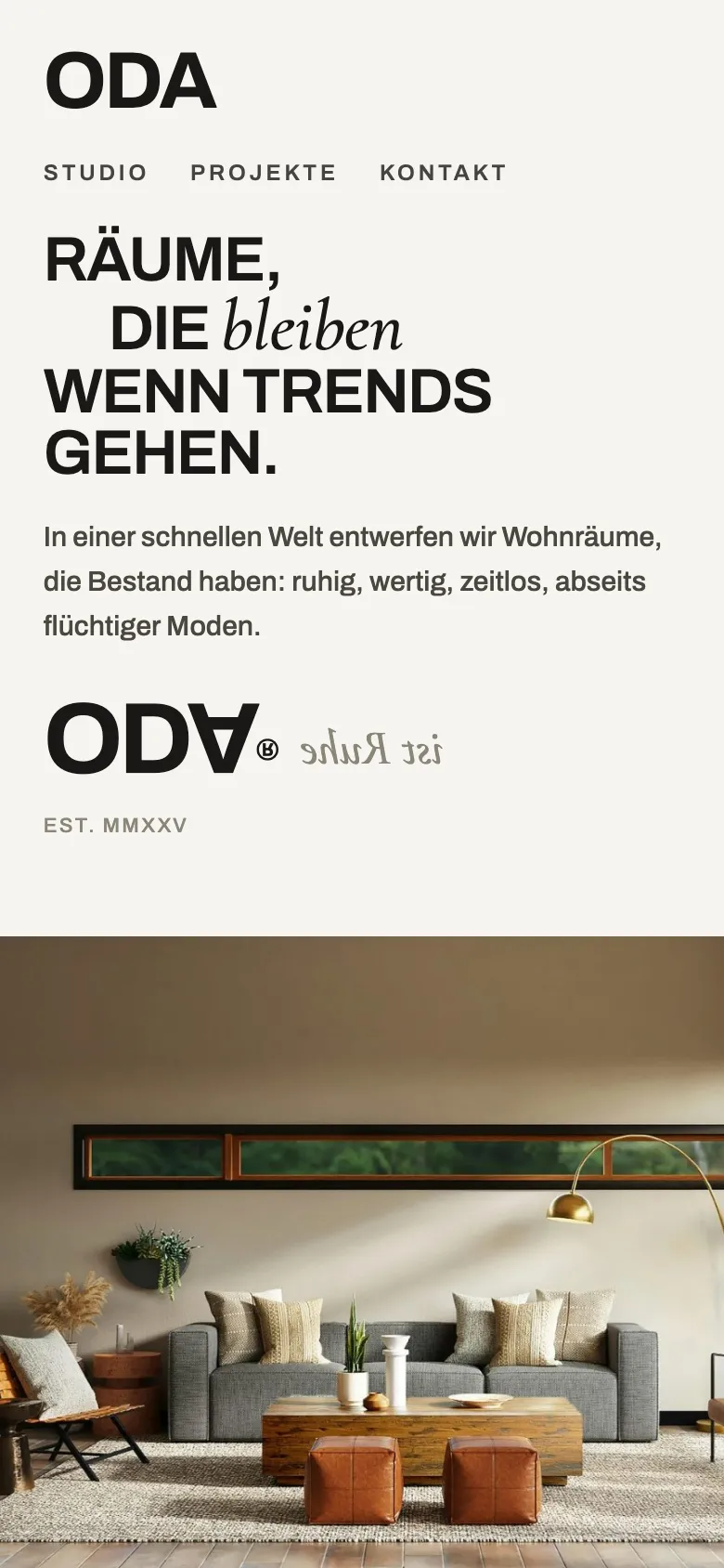 ODA: Mobilansicht
