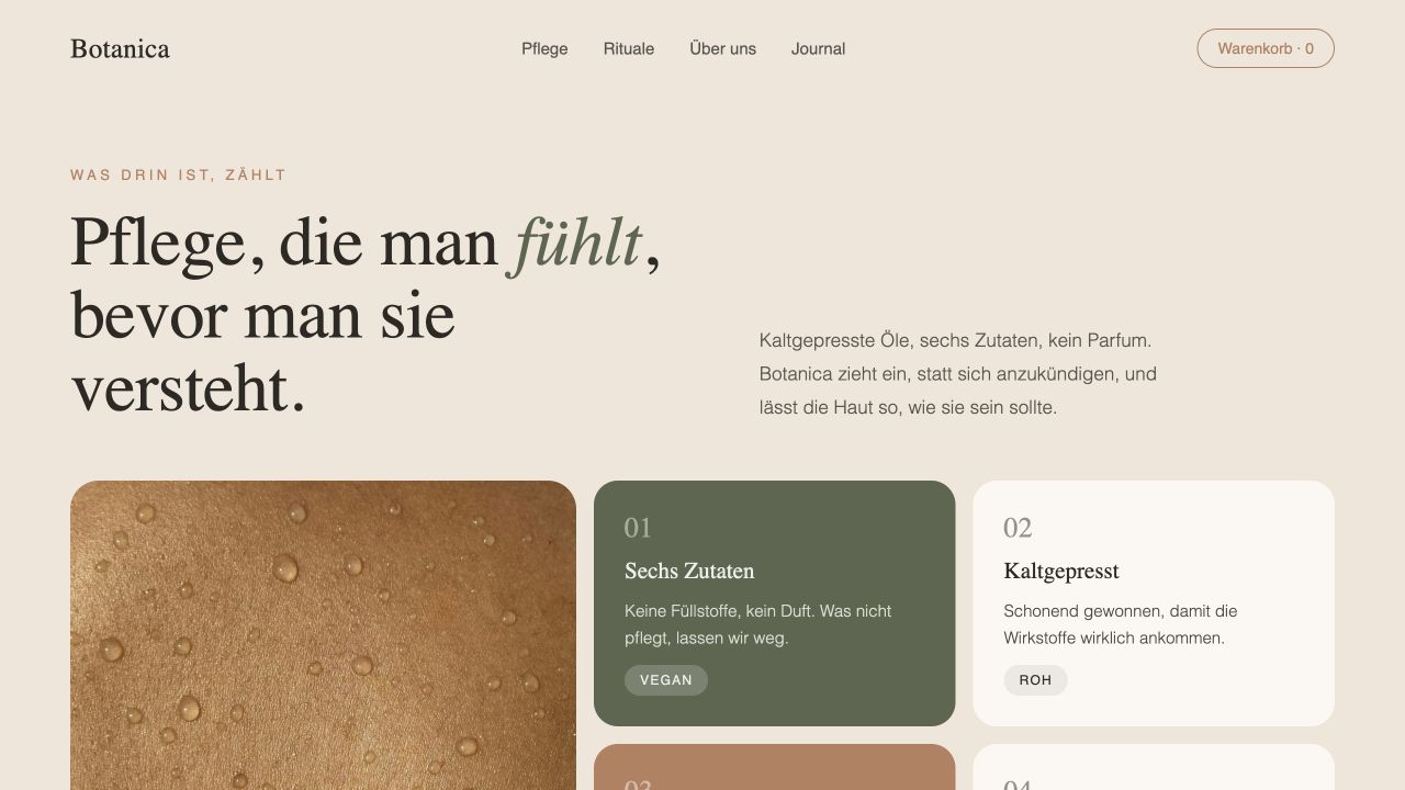 Botanica Website