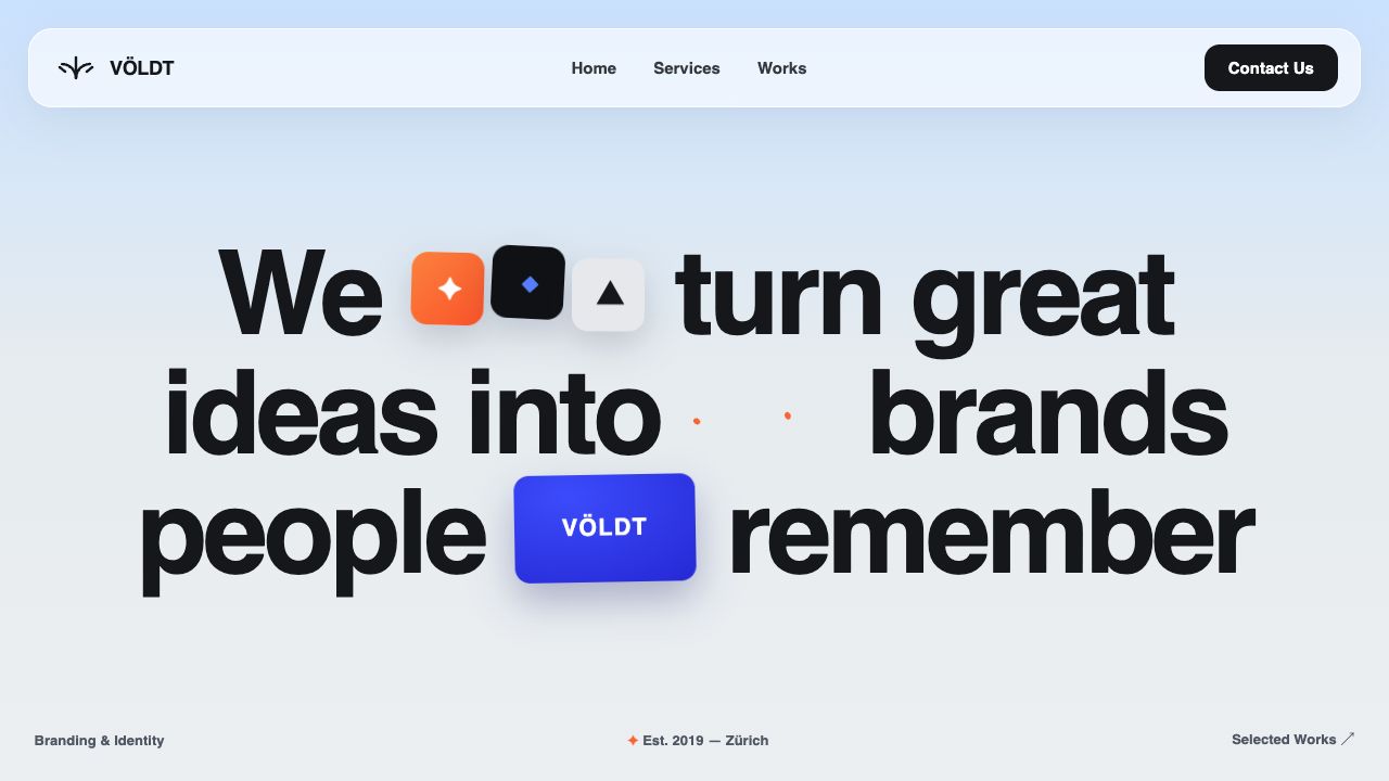 VÖLDT Website